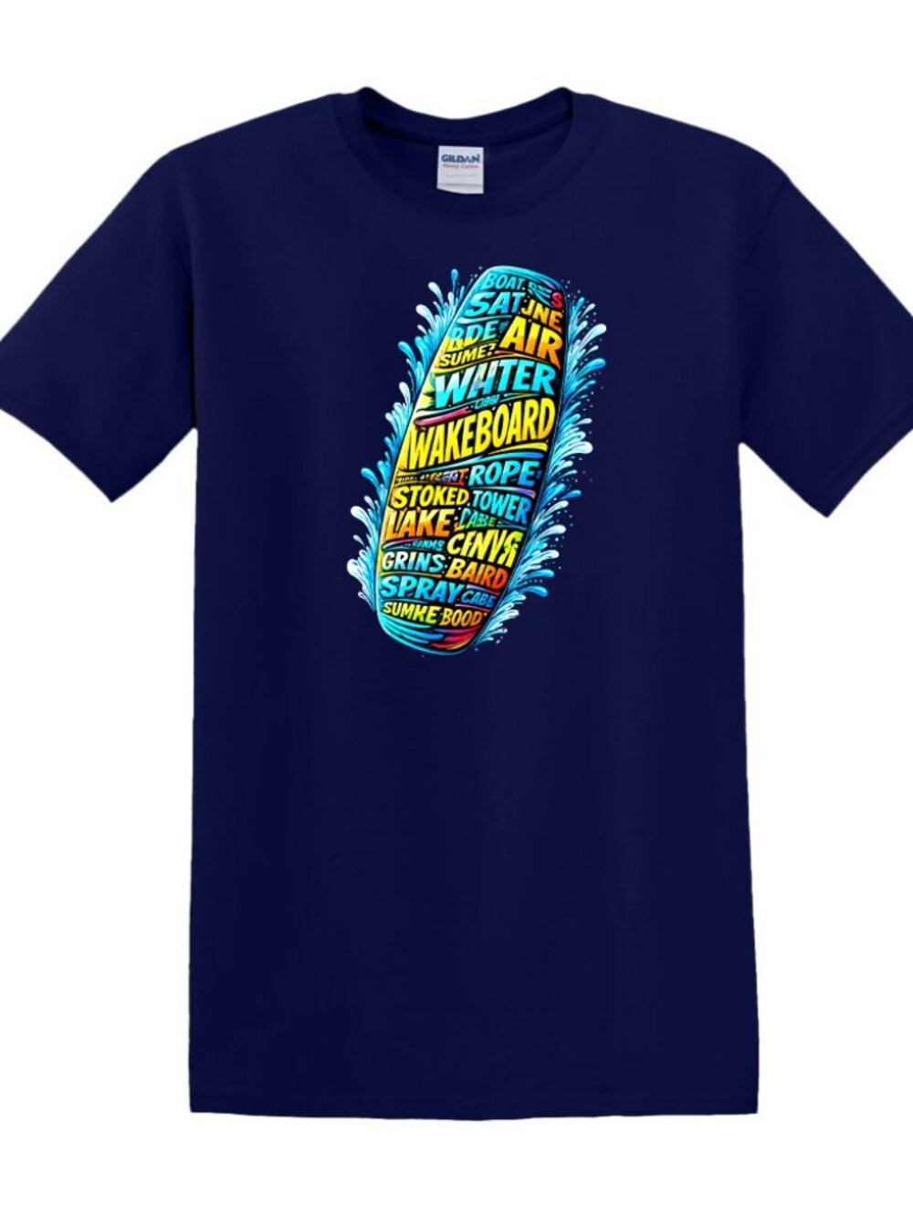 Word Wakeboard - T-Shirt